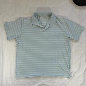 This light blue striped Merona polo shirt.